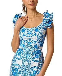 Adrianna Women's Scoop Neck Midi Dress