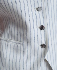 Dkny Women's Striped Sleeveless Button-Down Vest