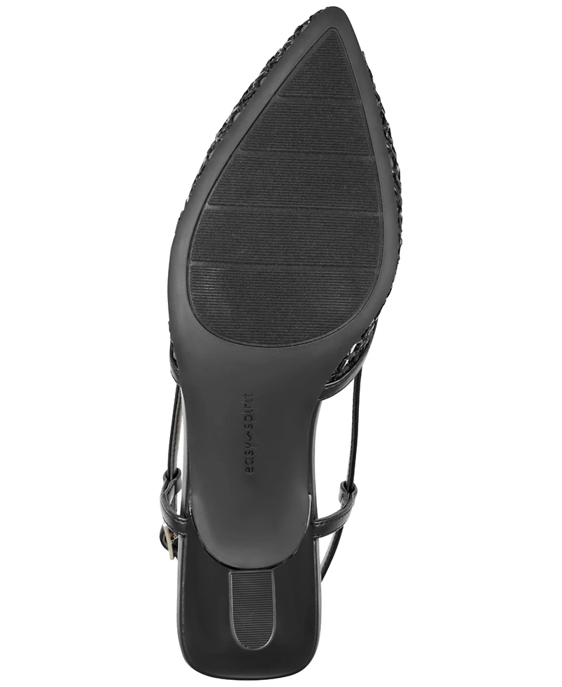 Easy Spirit Women's Hetty Slingback Kitten Heel Pumps