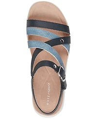 Easy Spirit Women's Wayan Strappy Flat Sandals