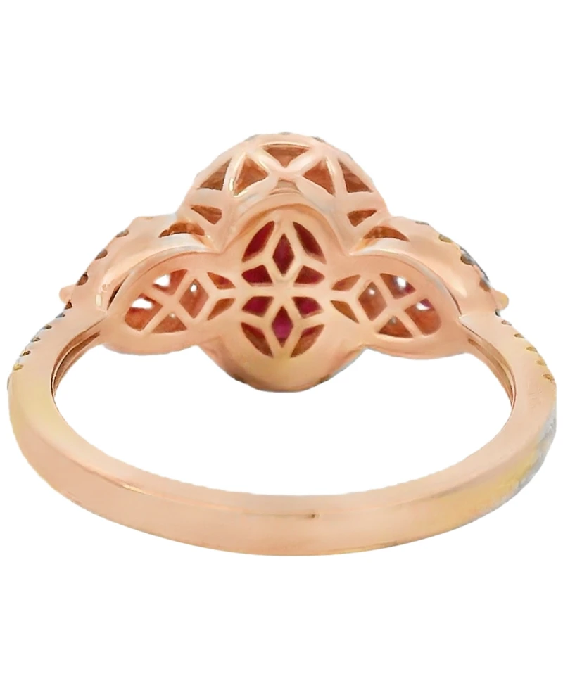 Macy's Ruby (2.75 ct. t.w.) & Diamond (0.33 ct. t.w.) Ring in 14k Rose Gold