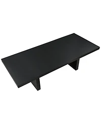 Macai 42" Wood Rectangular Dining Table