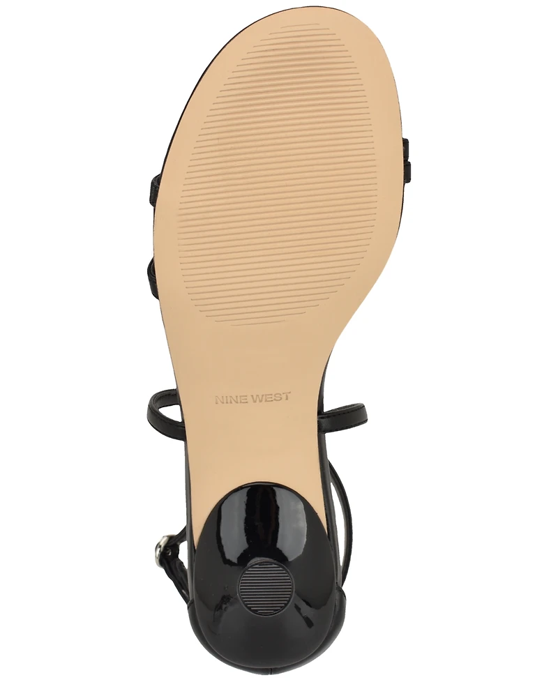 Nine West Women's Jettie Strappy Tapered Dress Sandals