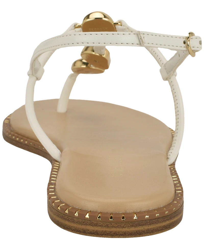 Nine West Women's Derika T-Strap Slingback Sandals