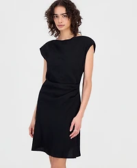 Sam Edelman Women's Boat-Neck Cap-Sleeve Sheath Dress