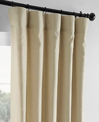 Half Price Drapes French Linen Room Darkening Curtain