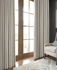 Half Price Drapes Caravan Beige Faux Linen Hotel Blackout Curtain