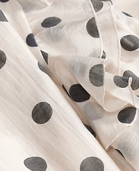 I.n.c. International Concepts Women's Printed Ruffle-Sleeve Peplum Blouse, Macy's Exclusive