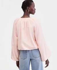 I.n.c. International Concepts Women's Blouson-Sleeve Cropped Jacket, Macy's Exclusive