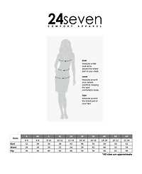 24seven Comfort Apparel Women's and Plus Maternity Round Neck Dress