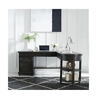 Liberty Furniture Industries, Inc Harvest Home Optional L Shaped Desk Set in Chalkboard