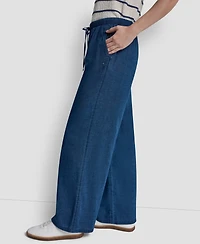 Dkny Jeans Petite Pull-On Relaxed Fit Pants