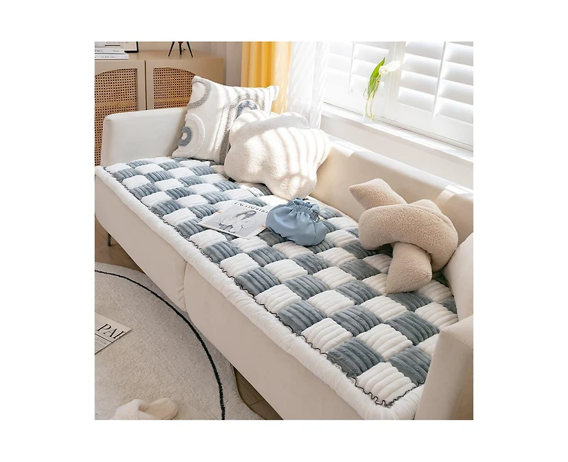 FunnyFuzzy Garden Chic Cotton Sofa Seat Pad