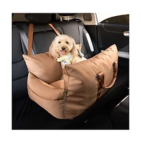 FunnyFuzzy First Class Waterproof Dog Car Double-Seat Bed