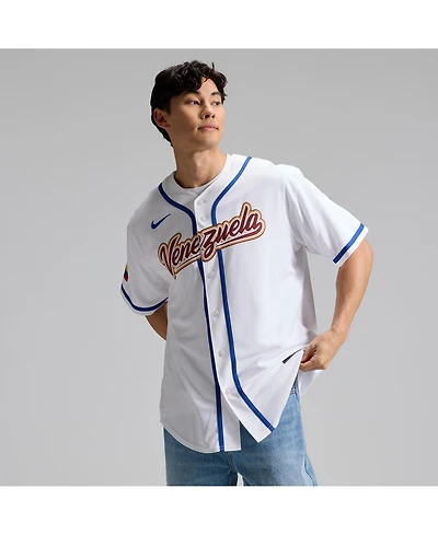 Nike Men's White Venezuela Baseball 2026 World Classic Stadium Jersey