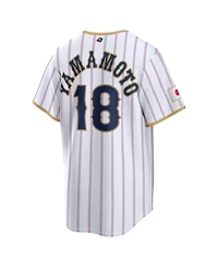 Nike Men's Yoshinobu Yamamoto White Japan Baseball 2026 World Classic Stadium Jersey