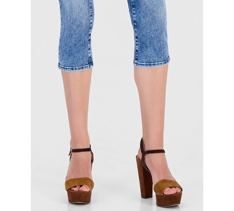 Guess Women's Lily Mid Rise Capri Jeans