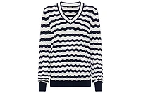 Olsen Women's Wave Ajour Knit Sweater