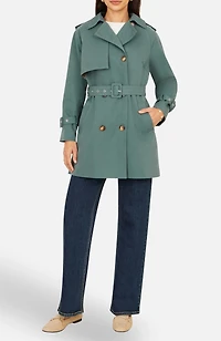 Yumi Women's Belted Trench Coat