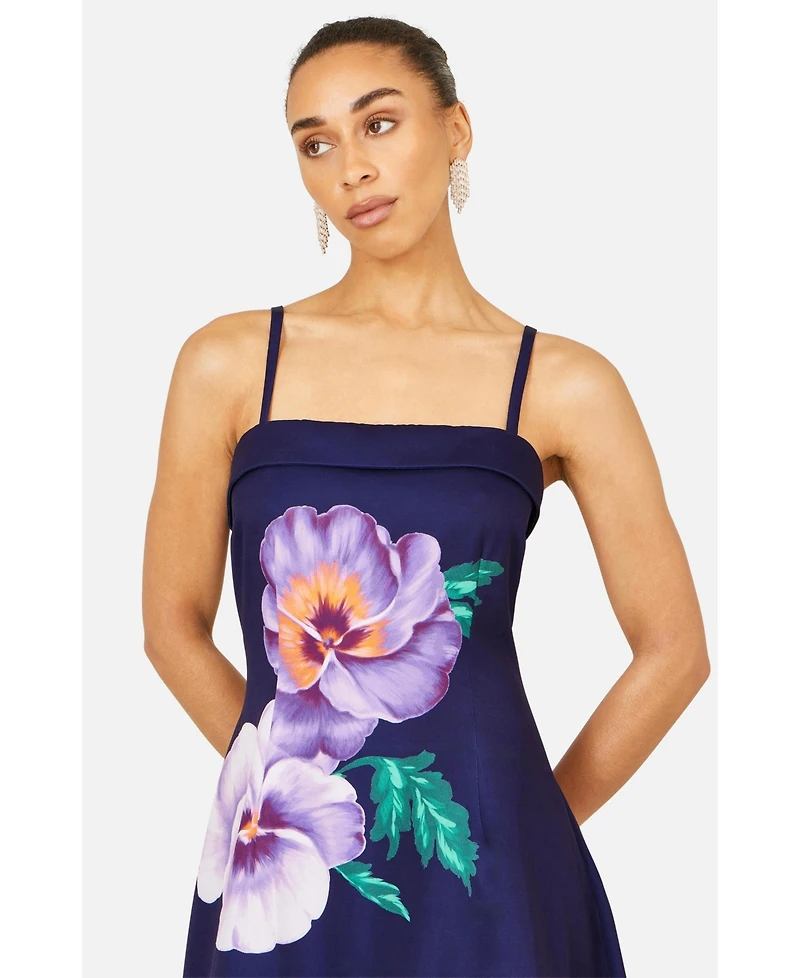 Yumi Women's Pansy Strappy Midi Dress