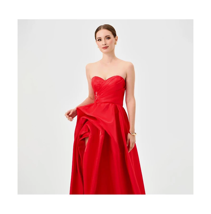 Bariano Women's Gianna Strapless Ball Gown