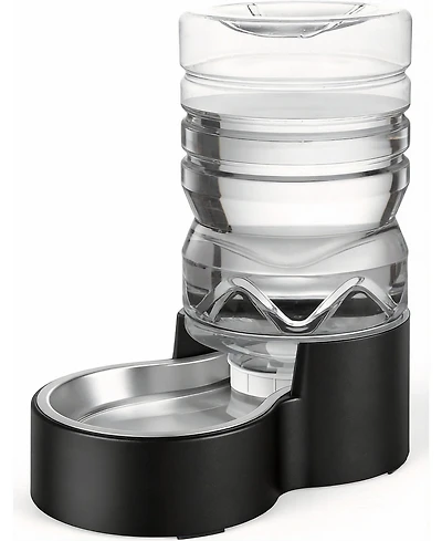 Aronkl Easy Clean Wide-Mouth Dog Water Dispenser with Removable Bowl