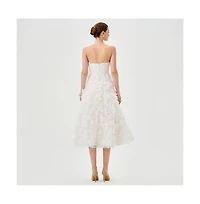 Bariano Women's Strapless Midi Dress