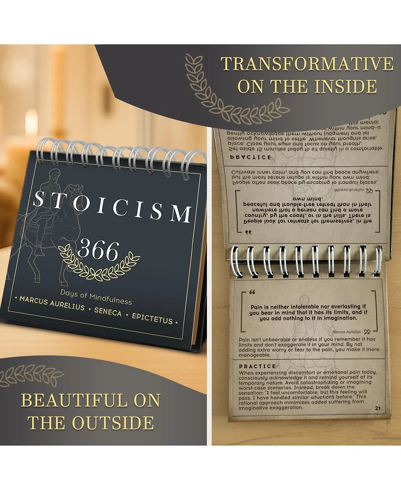 Quokka Calendar Stoicism 365 Daily Quotes & Stoic Affirmations for Strength & Resilience for Adults
