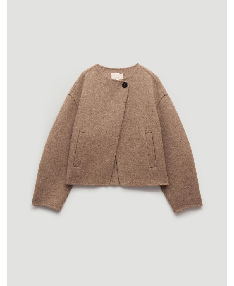 Hush Women's Linnie Double Faced Collarless Jacket