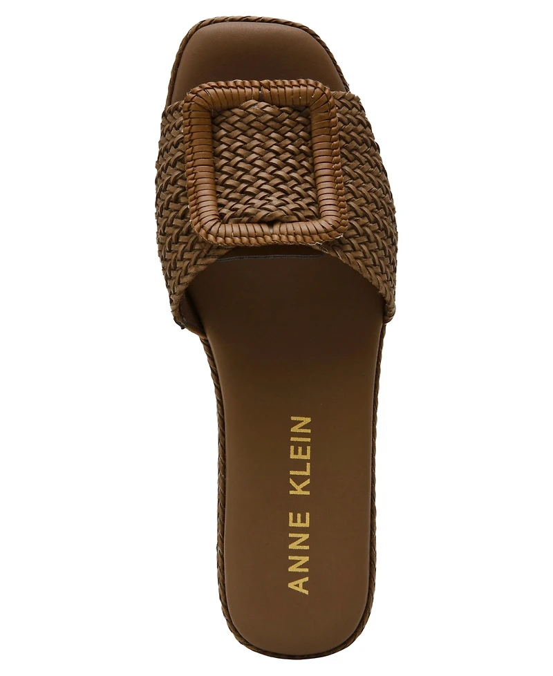 Anne Klein Women's Lanai Slip-On Wedge Sandals