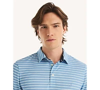 Nautica Men's Short-Sleeve Stripe Print Golf Polo Shirt