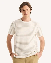 Nautica Men's Short-Sleeve Seersucker Striped T-Shirt