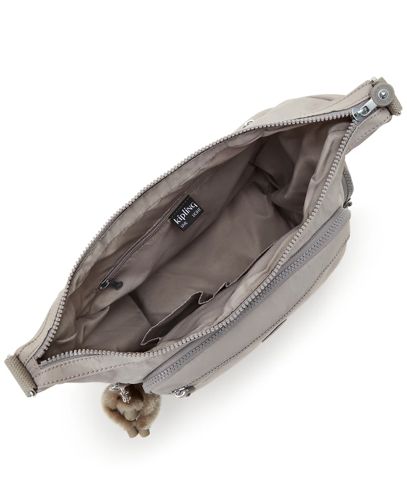 Kipling Gabbie Large Nylon Zip-Top Crossbody Bag