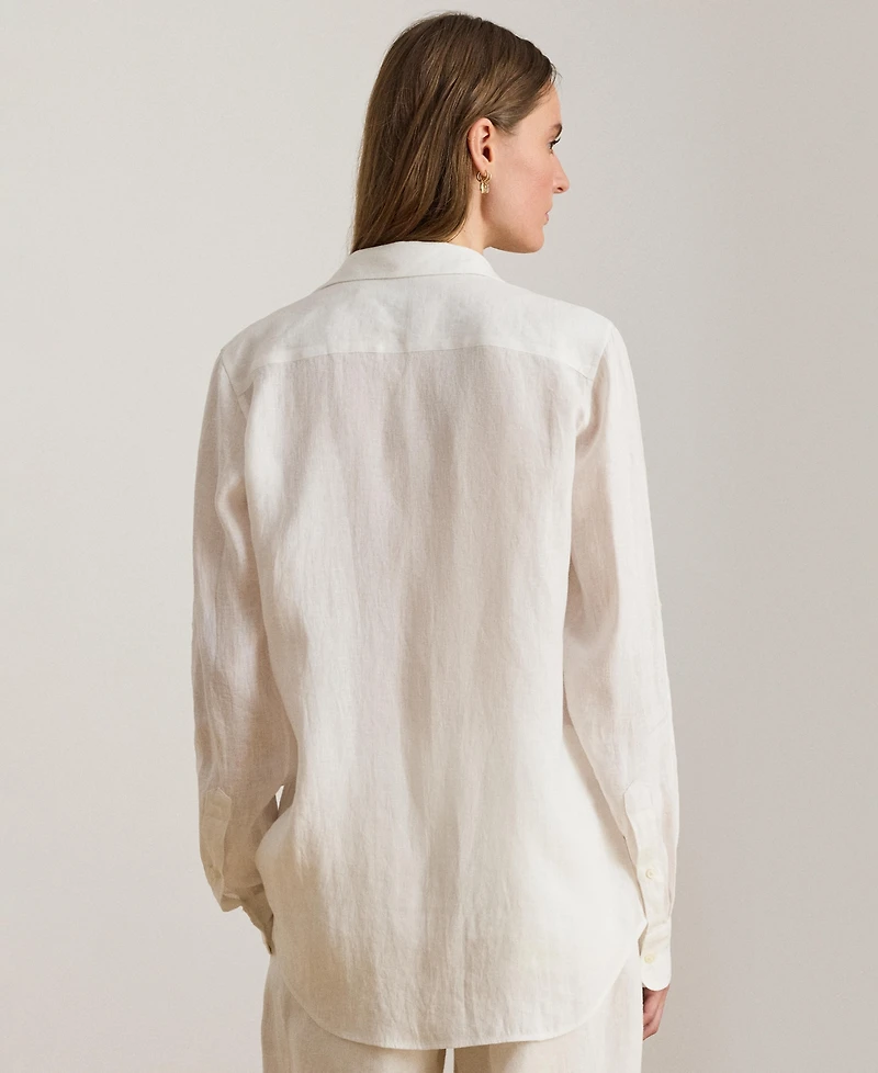 Lauren Ralph 100% Linen Shirt