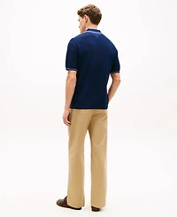 Tommy Hilfiger Men's Medium Texture Regular-Fit Polo Shirt