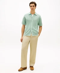 Tommy Hilfiger Men's Short-Sleeve Cardigan Shirt