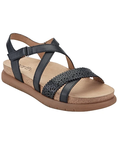 Earth Women's Athena Strappy Footbed Flatform Sandals