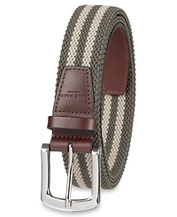 Cole Haan Men's Striped Stretch Cord Casual Belt
