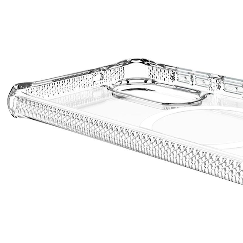 ITSkins Hybrid_R Clear MagSafe Case for Samsung Galaxy S25 Edge
