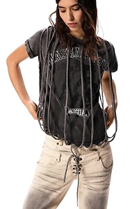 Desigual Women's Short-Sleeved T-Shirt Masha Popova