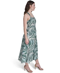 Vince Camuto Women's Square Neck Midi Dress