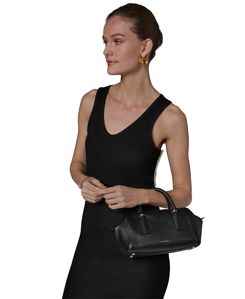 Donna Karan New York Chantilly Leather Medium Satchel Bag