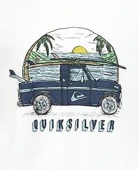 Quiksilver Boys' 8-20 Truck Printed Crewneck T-Shirt
