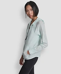 Dkny Women's Sport Zip-Front Hoodie Jacket