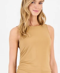 I.n.c. International Concepts Women's Luxe-Layering Jersey Ruched Tank, Macy's Exclusive