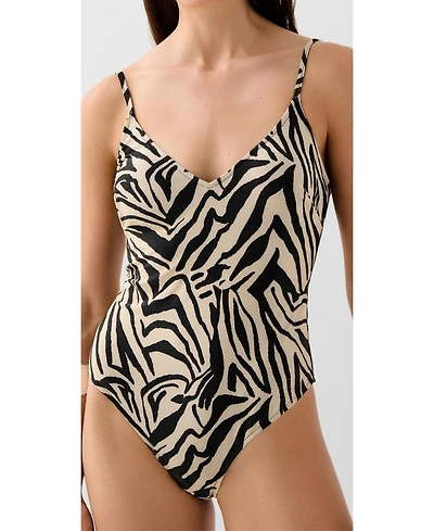 Scalpers Women's Zebra Swimsuit