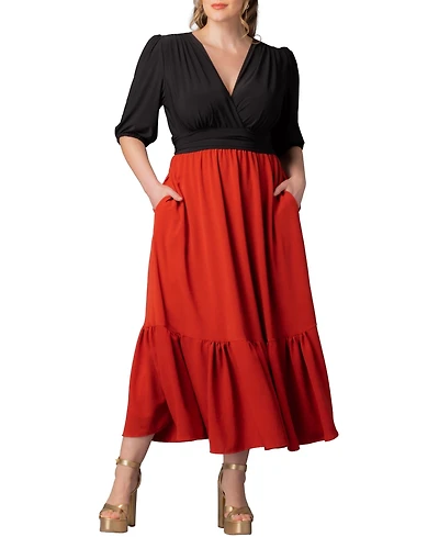 Kiyonna Plus Danica Maxi Dress