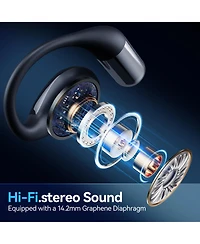 Sugift Open-Ear Sport Bluetooth Earbuds with Bluetooth 5.4