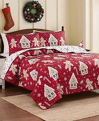 Avanti Holiday Lane Reversible -Pc. Quilt Set