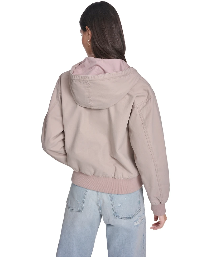 Levi's Women's Relaxed Hooded Bomber Jacket